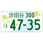 世田谷 Setagaya Japanese License Plate